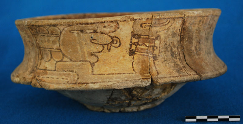 Early Classic basal flange bowl from C117F